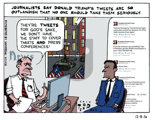Ted Rall on Thursday December 8, 2016 Comic Strip