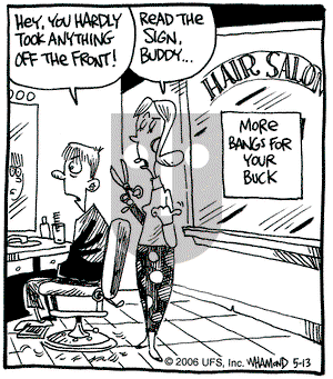 Reality Check on Saturday May 13, 2006 Comic Strip