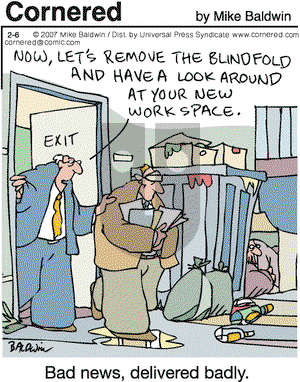Cornered on Tuesday February 6, 2007 Comic Strip