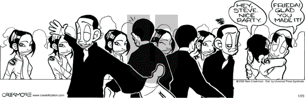 Maintaining on Wednesday January 23, 2008 Comic Strip