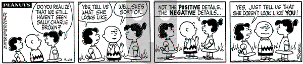 Peanuts on Friday July 10, 1959 Comic Strip