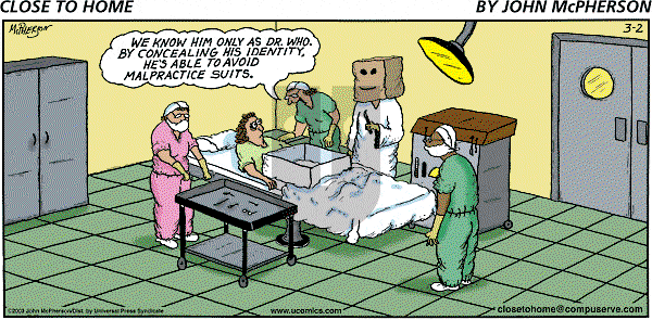 Close to Home on Sunday March 2, 2003 Comic Strip