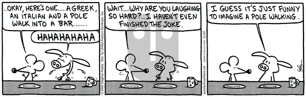 Pearls Before Swine on Friday November 29, 2002 Comic Strip