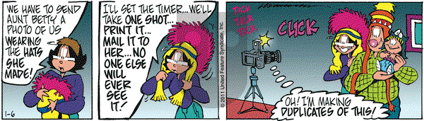 Rose is Rose on Thursday January 6, 2011 Comic Strip