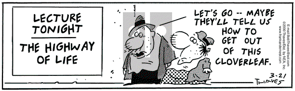 Frank and Ernest on Tuesday March 21, 2000 Comic Strip