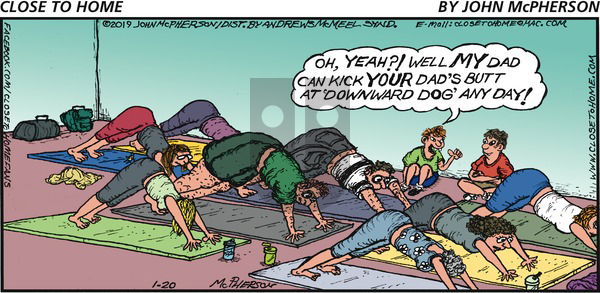 Close to Home on Sunday January 20, 2019 Comic Strip