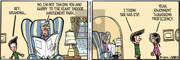 Grand Avenue on Wednesday January 12, 2011 Comic Strip