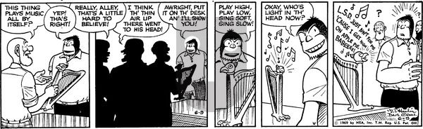 Alley Oop on Monday June 9, 1969 Comic Strip