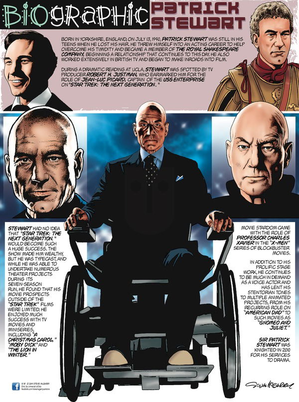 Biographic on Sunday May 18, 2014 Comic Strip