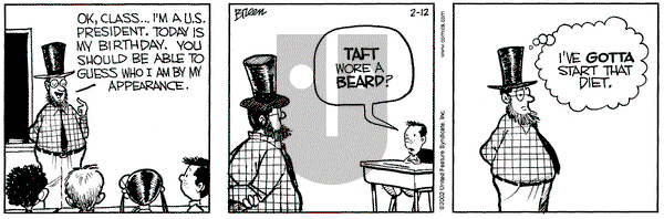 Grand Avenue on Tuesday February 12, 2002 Comic Strip