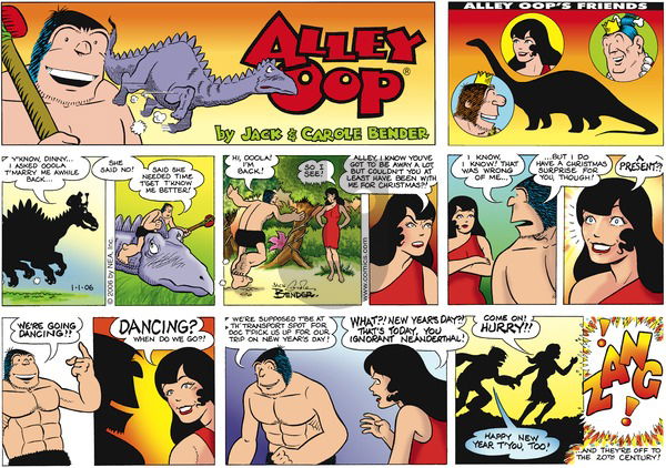 Alley Oop on Sunday January 1, 2006 Comic Strip