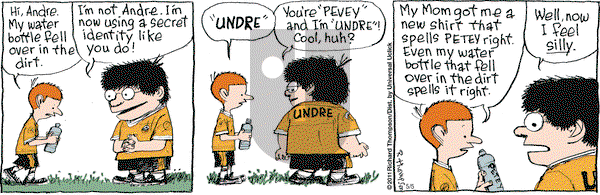 Cul de Sac - Thursday May 5, 2016 Comic Strip