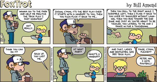 FoxTrot on Sunday October 18, 2020 Comic Strip