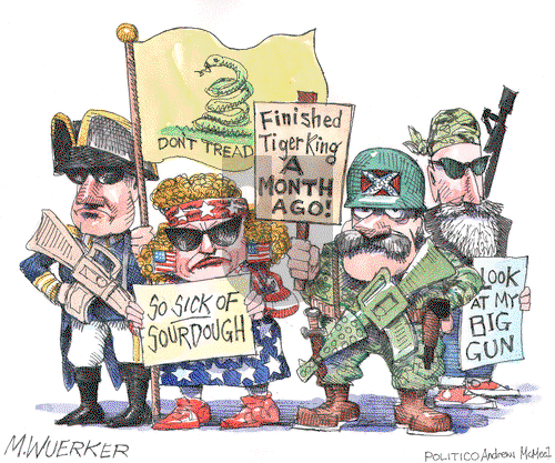 Matt Wuerker on Thursday April 23, 2020 Comic Strip