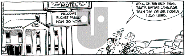 The Buckets on Sunday December 15, 2002 Comic Strip