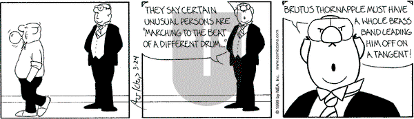 The Born Loser on Wednesday March 24, 1999 Comic Strip