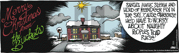 The Buckets on Friday December 25, 2020 Comic Strip