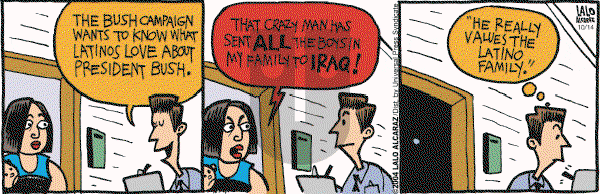 La Cucaracha on Thursday October 14, 2004 Comic Strip