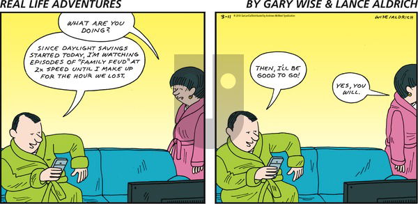 Real Life Adventures on Sunday March 11, 2018 Comic Strip