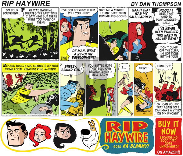 Rip Haywire on Sunday June 4, 2017 Comic Strip