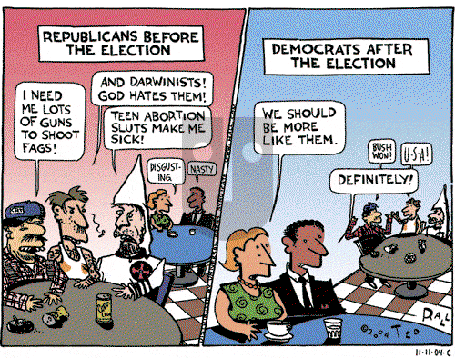 Ted Rall on Monday November 15, 2004 Comic Strip