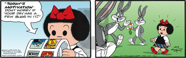 Nancy on Monday May 1, 2017 Comic Strip