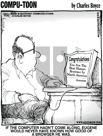 Compu-toon on Wednesday October 7, 2009 Comic Strip