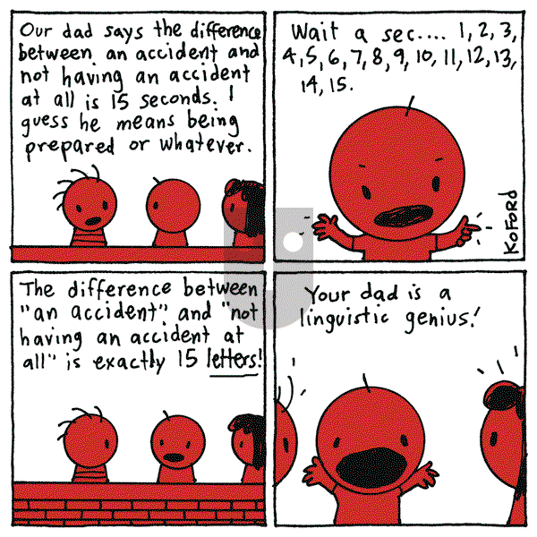 Haircut Practice on Monday August 12, 2024 Comic Strip