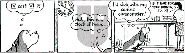 Fred Basset on Monday August 31, 2009 Comic Strip