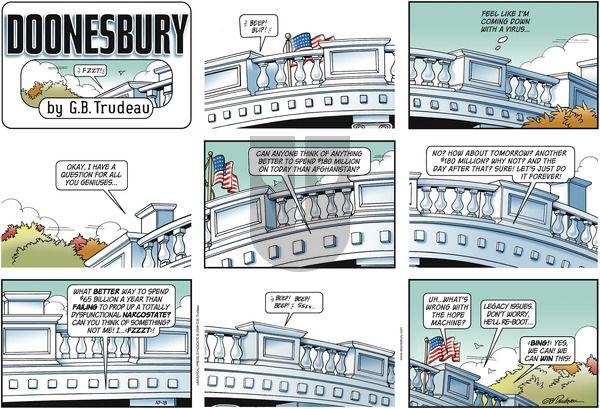 Doonesbury on Sunday October 18, 2009 Comic Strip