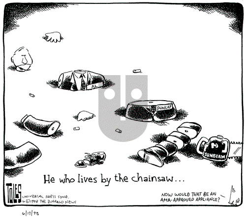 Tom Toles on Wednesday June 17, 1998 Comic Strip