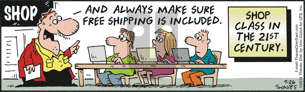 Frank and Ernest on Friday September 26, 2014 Comic Strip