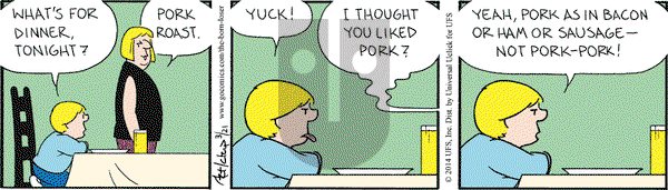 The Born Loser on Friday March 21, 2014 Comic Strip