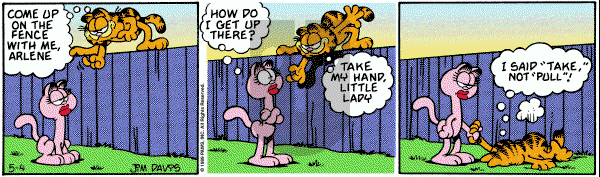 Garfield on Thursday May 4, 1989 Comic Strip