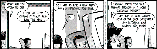 The Boondocks - Monday January 8, 2001 Comic Strip