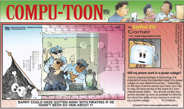 Compu-toon on Sunday July 12, 2009 Comic Strip