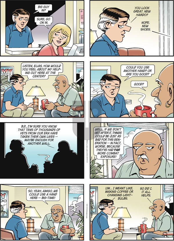 Doonesbury on Sunday May 27, 2012 Comic Strip