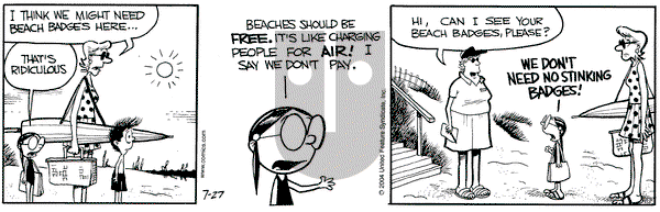 Grand Avenue on Thursday September 2, 2004 Comic Strip