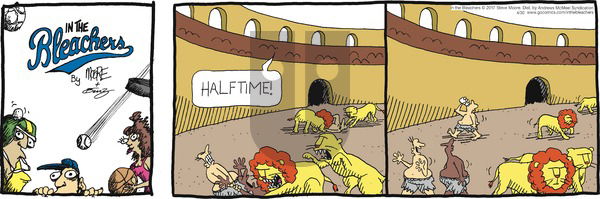 In the Bleachers on Sunday April 30, 2017 Comic Strip