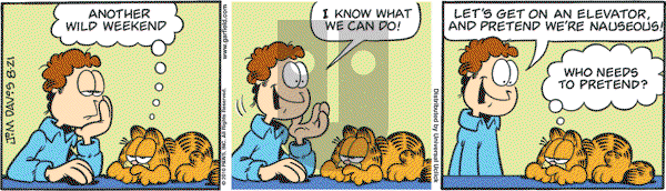 Garfield - Saturday August 21, 2010 Comic Strip