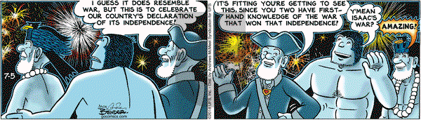 Alley Oop on Thursday July 5, 2018 Comic Strip