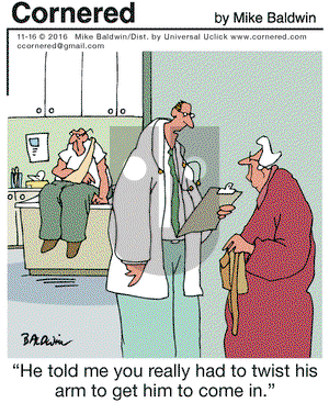 Cornered on Wednesday November 16, 2016 Comic Strip