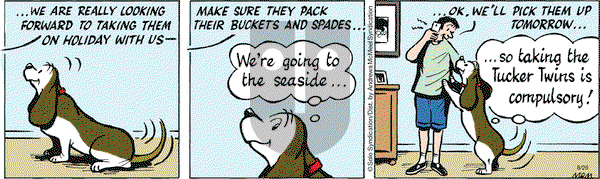 Fred Basset on Saturday August 26, 2017 Comic Strip