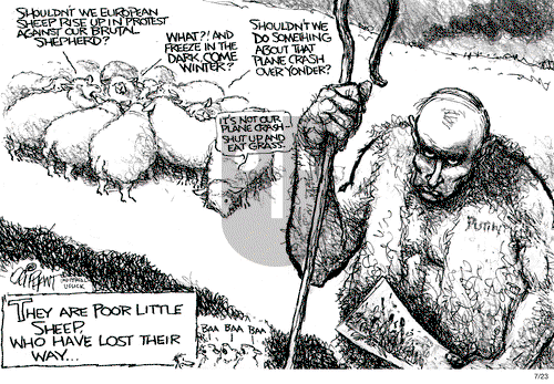Pat Oliphant on Wednesday July 23, 2014 Comic Strip