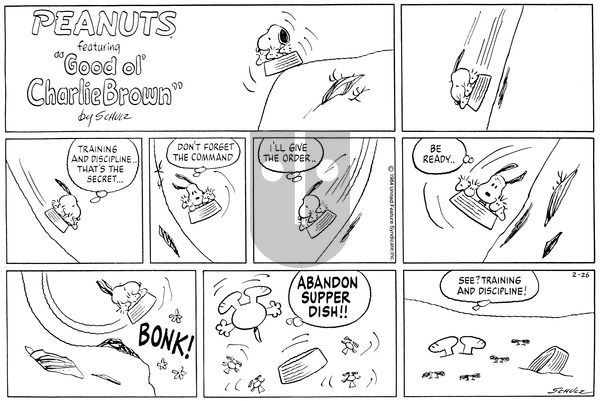 Peanuts on Sunday February 26, 1984 Comic Strip