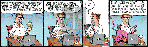 Monty on Thursday November 26, 2020 Comic Strip