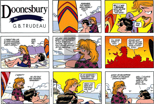 Doonesbury - Sunday July 10, 1994 Comic Strip