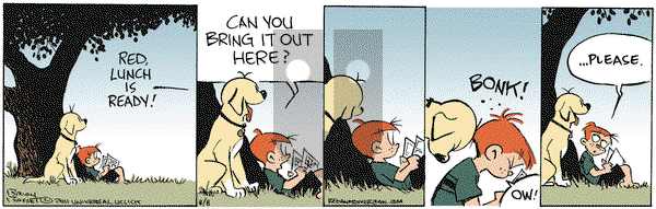 Red and Rover on Monday August 8, 2011 Comic Strip