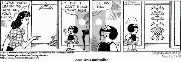 Nancy Classics on Monday May 15, 2017 Comic Strip