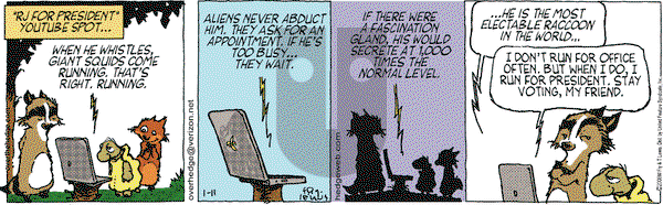 Over the Hedge on Friday January 11, 2008 Comic Strip